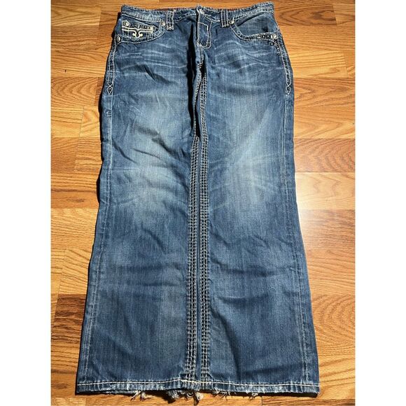 Y2K Rock Revival Alex Relaxed Straight Jeans - Picture 1 of 8